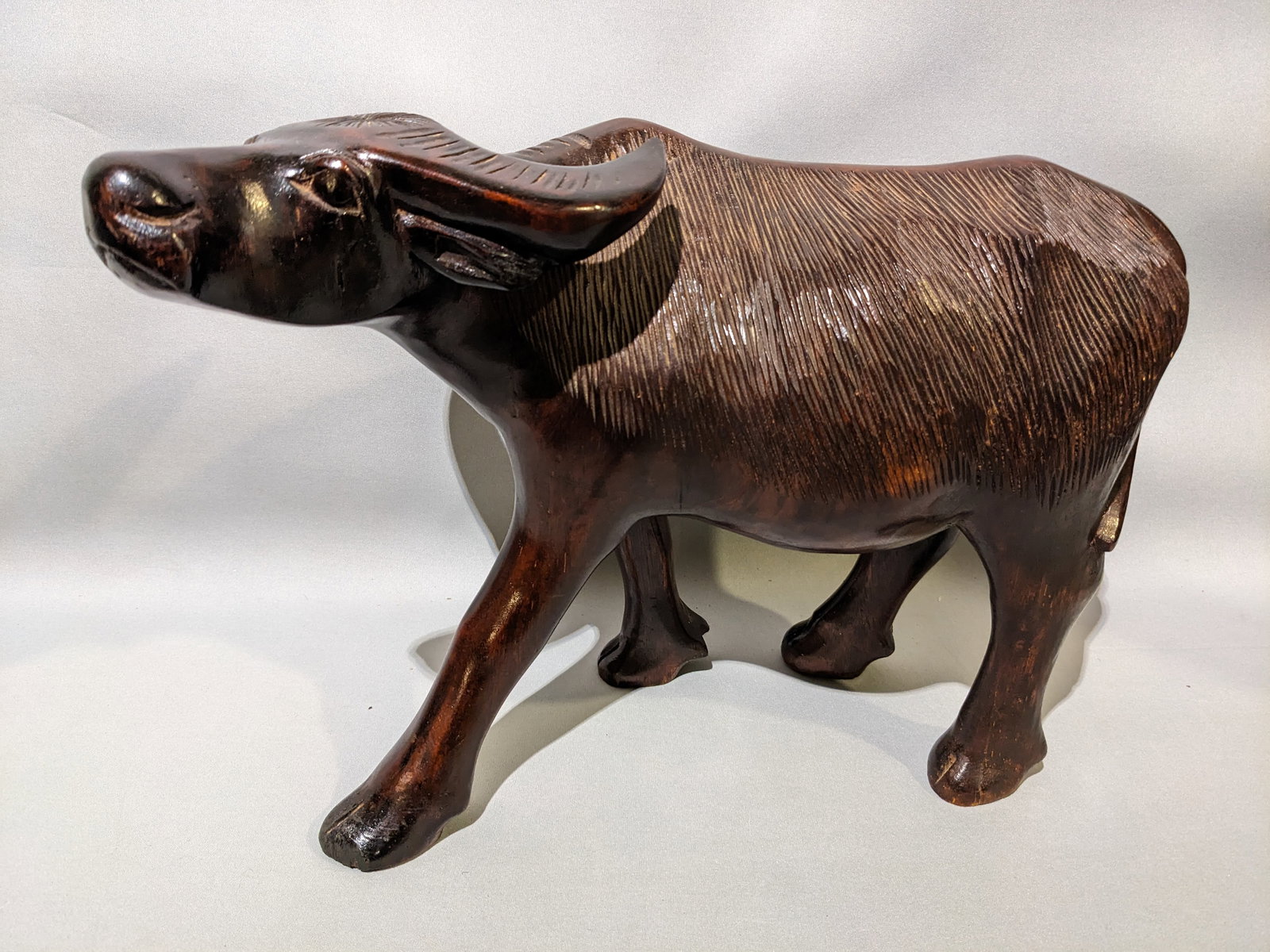 Large Carved Water Buffalo from Southeast Asia (1 of 2)