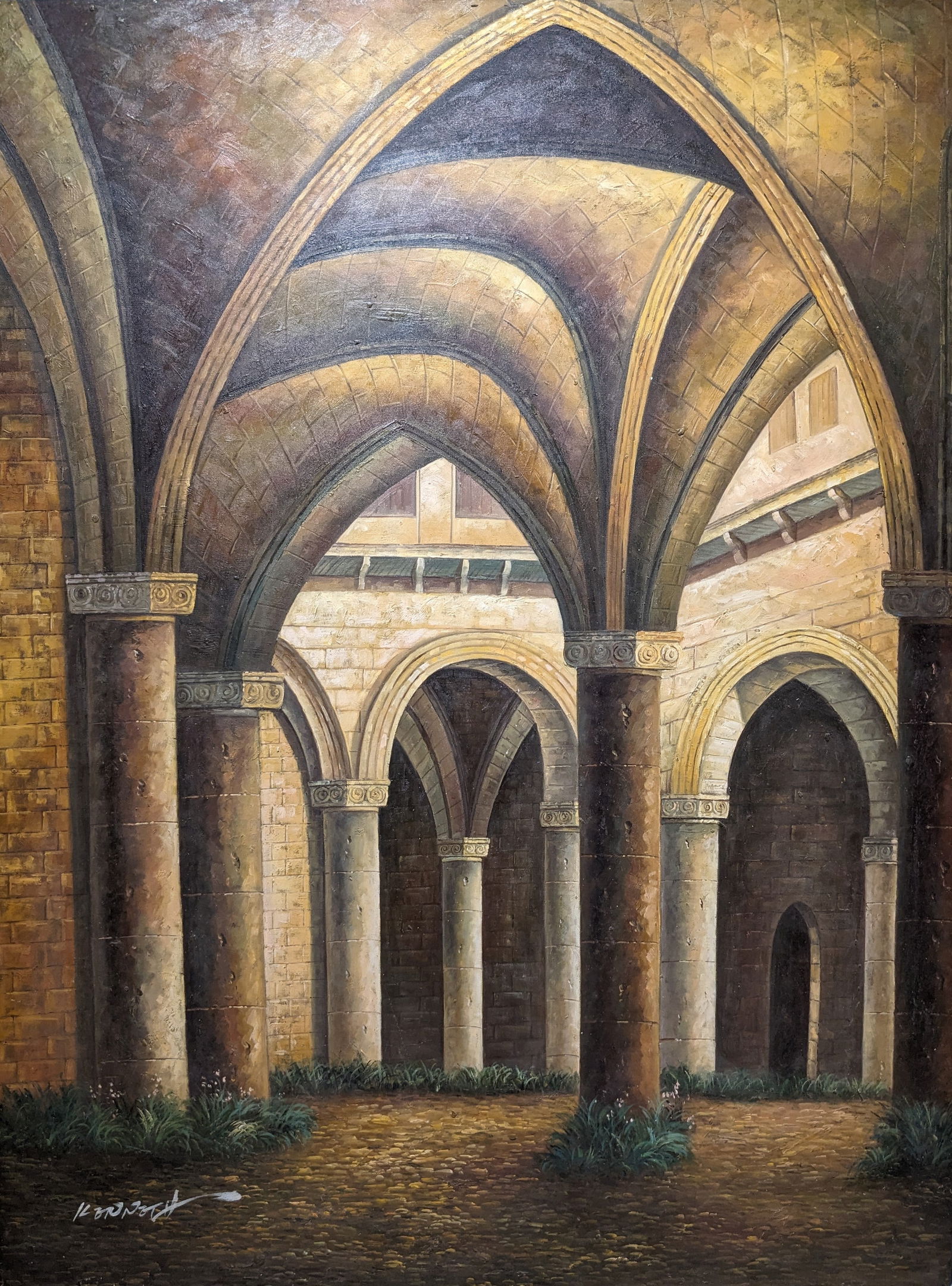 Large Cathedral Decorative Art (1 of 3)