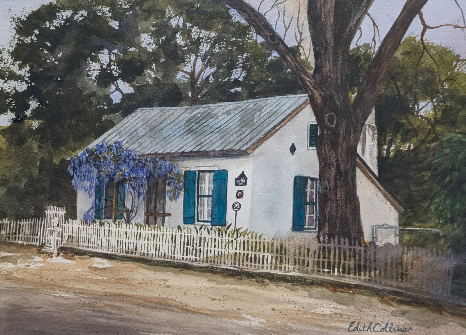 Edith Collins, "Burger Haus 1844", First House in Castroville (1 of 5)