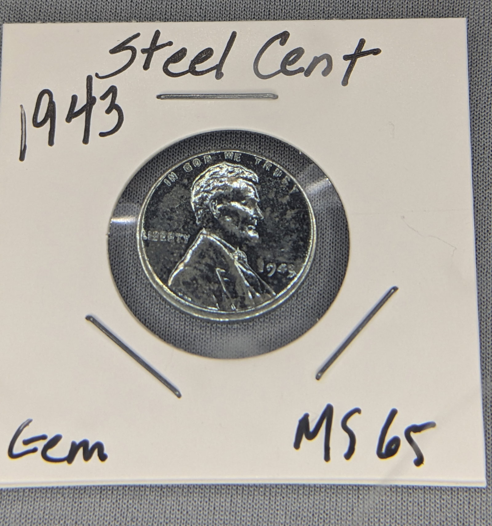 1943 US Steel Cent Gem Uncirculated Cat.: 1943 US Steel Cent Gem Uncirculated Cat. . In-house shipping is available for smaller items. Shipping is available for larger and other fragile items through Pac Mail, which is a local shipping option