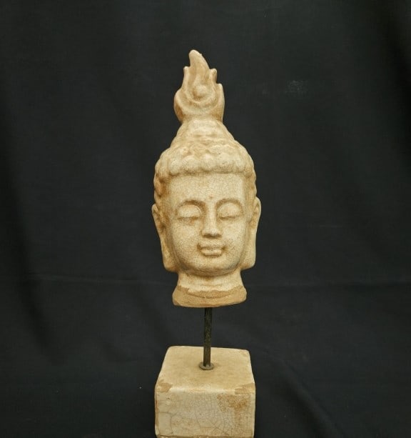 Bust of the Buddhist Goddess 16" Tall: Bust of the Buddhist Goddess 16" Tall. In-house shipping is available for smaller items. Shipping is available for larger and other fragile items through Pac Mail, which is a local shipping option. Yo