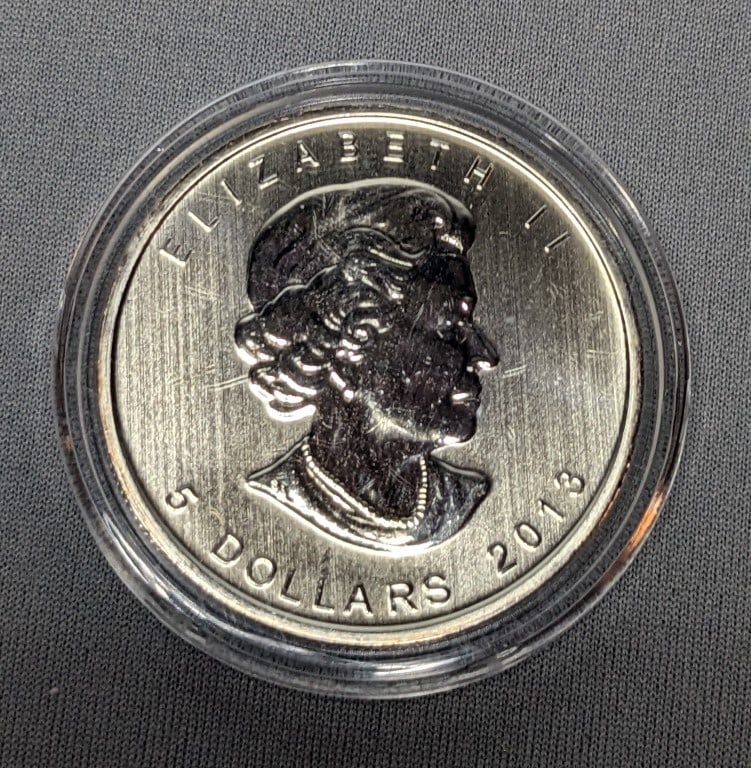 2013 Canadian $5.00 Maple Leaf Proof: 2013 Canadian $5.00 Maple Leaf Proof .In-house shipping is available for smaller items. Shipping is available for larger and other fragile items through Pac Mail, which is a local shipping option. You