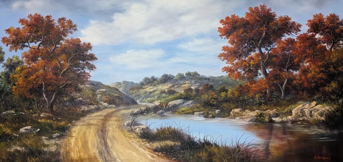 Audrey Montgomery,  Large "Hill Country Autumn" (1 of 4)