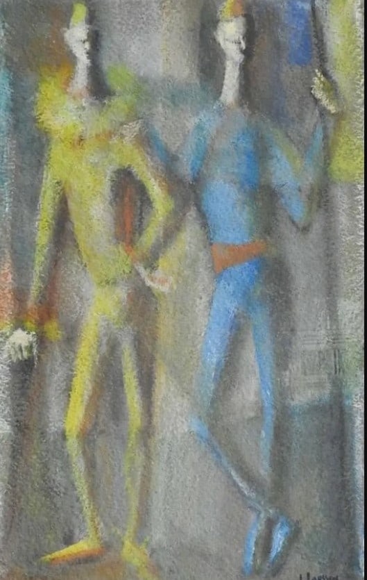 Leslie Larsson Vintage Mid 20th Century  Modernist Male (1 of 3)