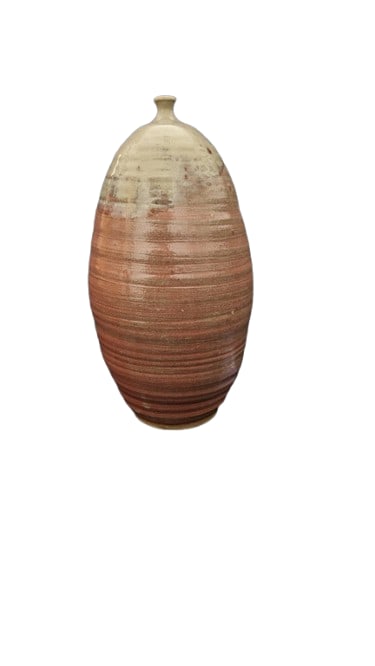 Glazed Porcelain Hand-Thrown Vase by Bud Vickers (1 of 2)