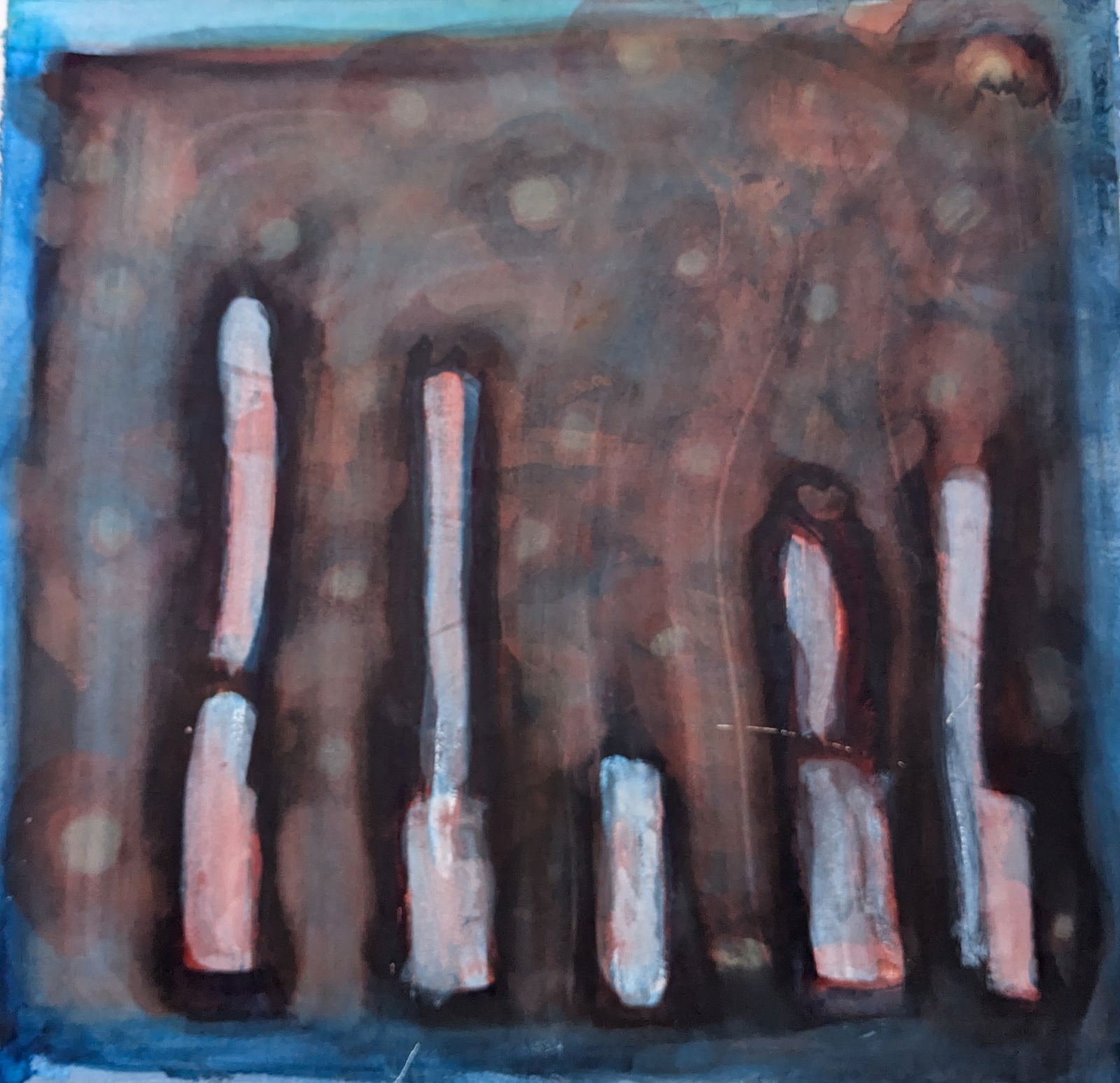 Watercolor: Watercolor, watercolor on paper.Unframed.In-house shipping is available for smaller items. Shipping is available for larger and other fragile items through Pac Mail, which is a local shipping