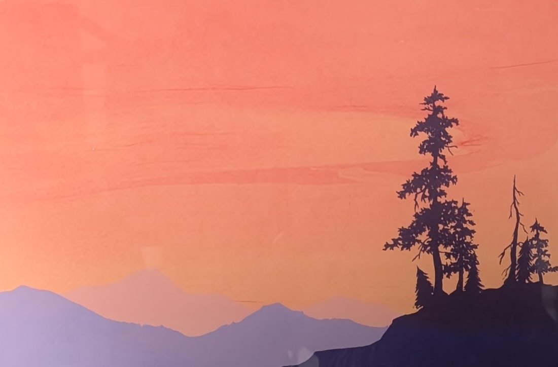 Jeri Desrochers "Sunset II": Jeri Desrochers "Sunset II", Serigraph. Sight: 0" x 0" Frame: 0" x 0" In-house shipping is available for smaller items. Shipping is available for larger and other fragile items through Pac Mail,
