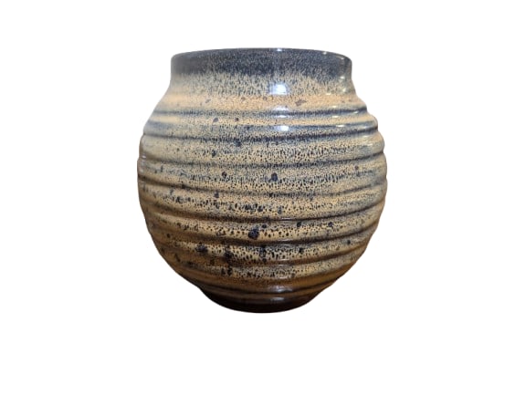 Harding Black Pottery- Pot: Harding Black Pottery- Pot. 5.5" x 5.75" In-house shipping is available for smaller items. Shipping is available for larger and other fragile items through Pac Mail, which is a local shipping option. 