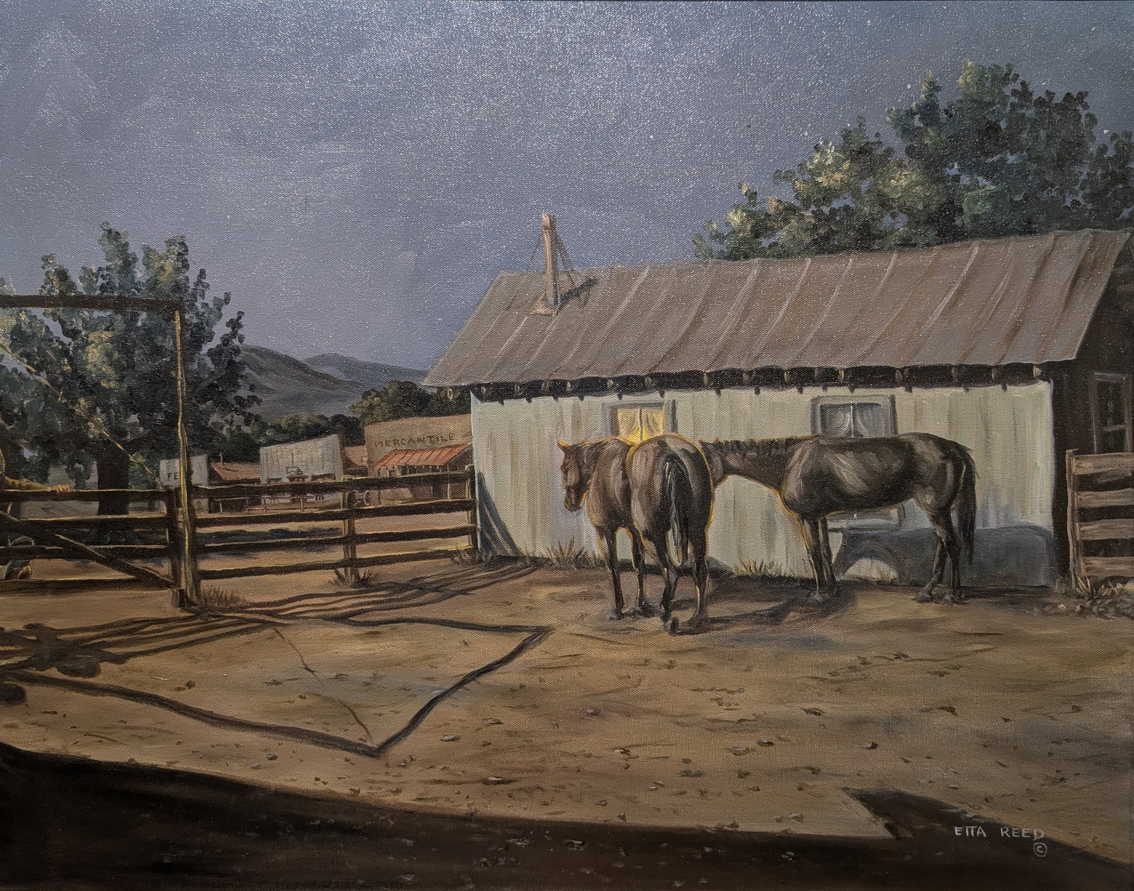 Etta Reed, "Horses Moonlight" (1 of 4)