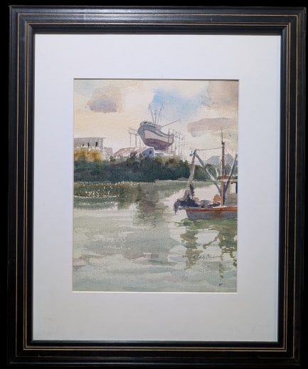 Edith Collins, "Boatyard" - 2