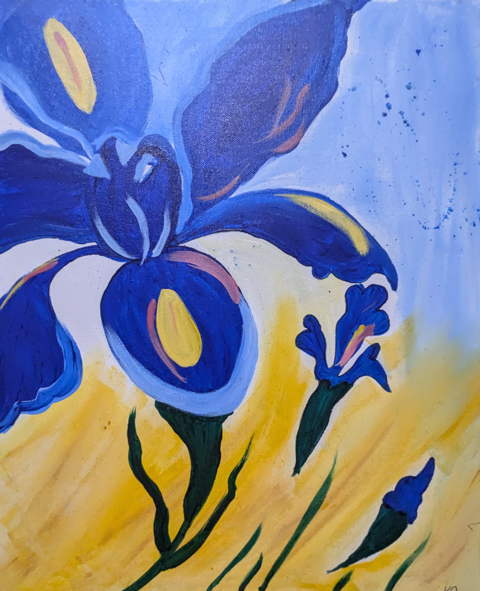 Original Oil on Canvas: Original Oil on Canvas, oil on canvas. 19.75" x 16" Provenance: Signed KC In-house shipping is available for smaller items. Shipping is available for larger and other fragile items through Pac Mail,