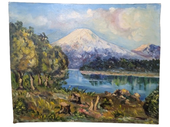 Mountain Range with Lake - 2