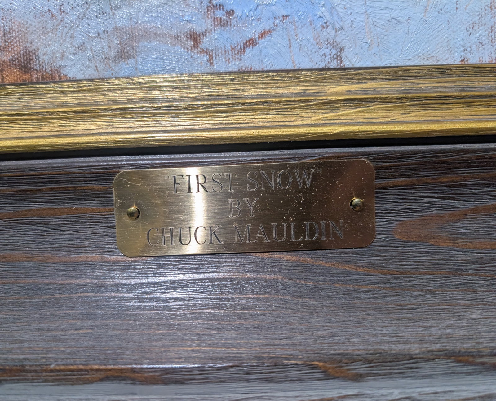 Chuck Mauldin, "First Snow" - 4