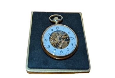 17 Jewell Gold Pocket Watch: 17 Jewell Gold Pocket Watch. In-house shipping is available for smaller items. Shipping is available for larger and other fragile items through Pac Mail, which is a local shipping option. You may also
