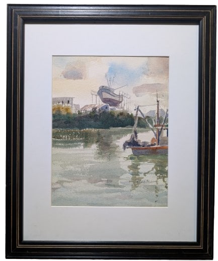 Edith Collins, "Boatyard" - 2