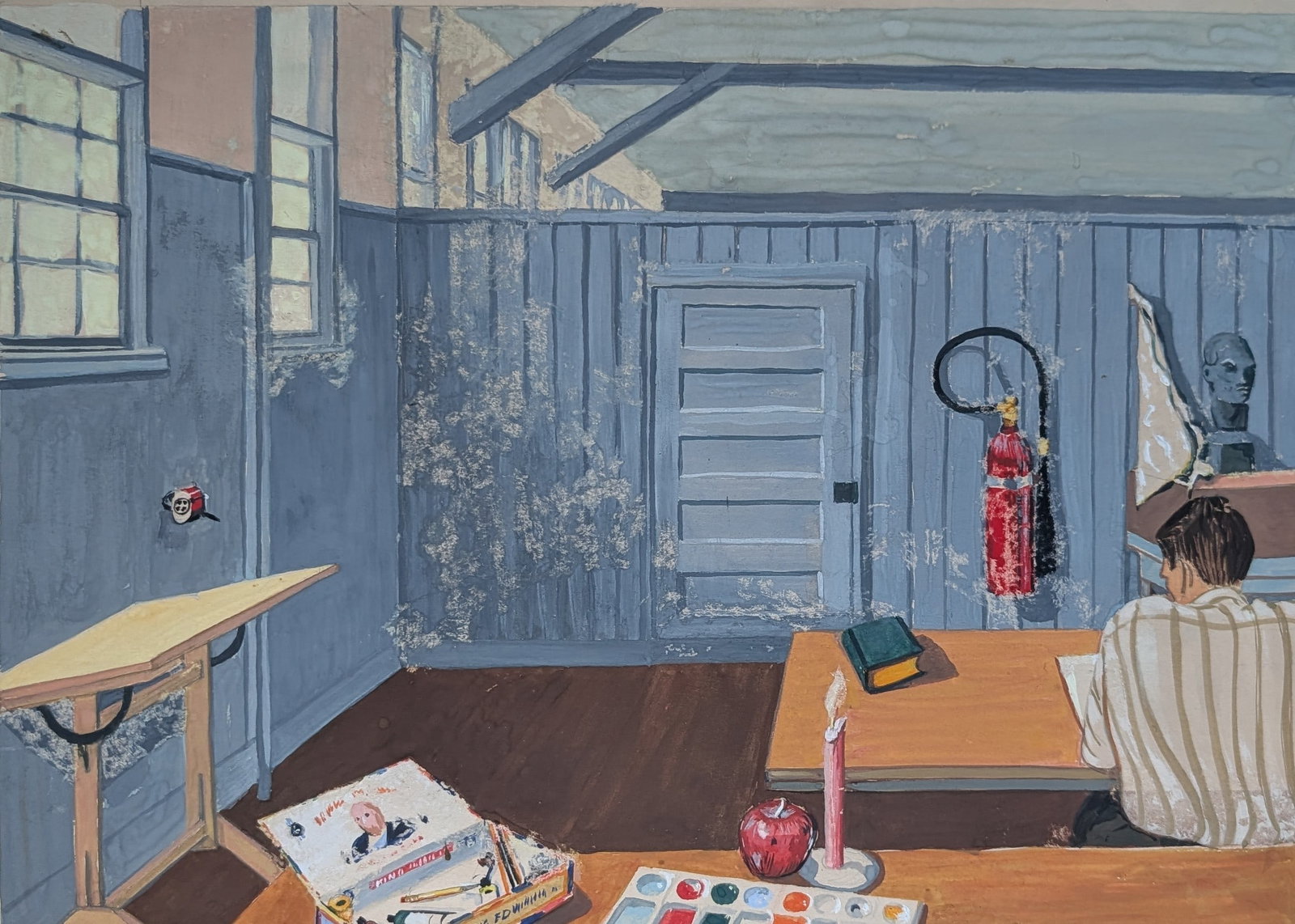 Assorted Gouaches: Assorted Gouaches, Gouache on Paper.Unframed. In-house shipping is available for smaller items. Shipping is available for larger and other fragile items through Pac Mail, which is a local shipping opt