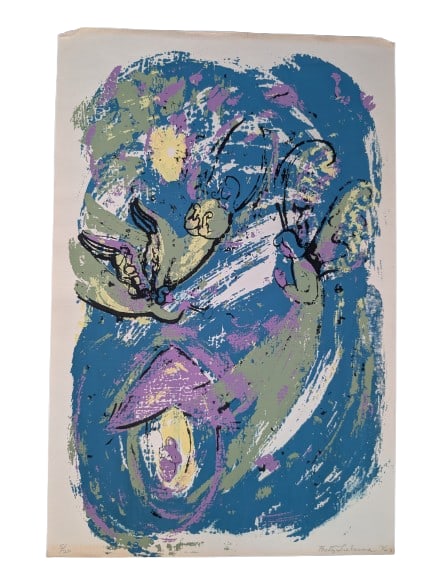 Betty Lieberman, 5/26: Betty Lieberman, 5/26, Serigraph.Unframed. 18" x 12" Signed 5/26 Dated Oct '69 (10/69) In-house shipping is available for smaller items. Shipping is available for larger and other fragile items throug