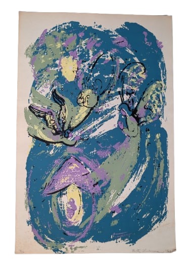 Betty Lieberman, 20/26: Betty Lieberman, 20/26, Serigraph. 18" x 12" Unframed. Signed 20/26 Dated Oct '69 (10/69) In-house shipping is available for smaller items. Shipping is available for larger and other fragile items