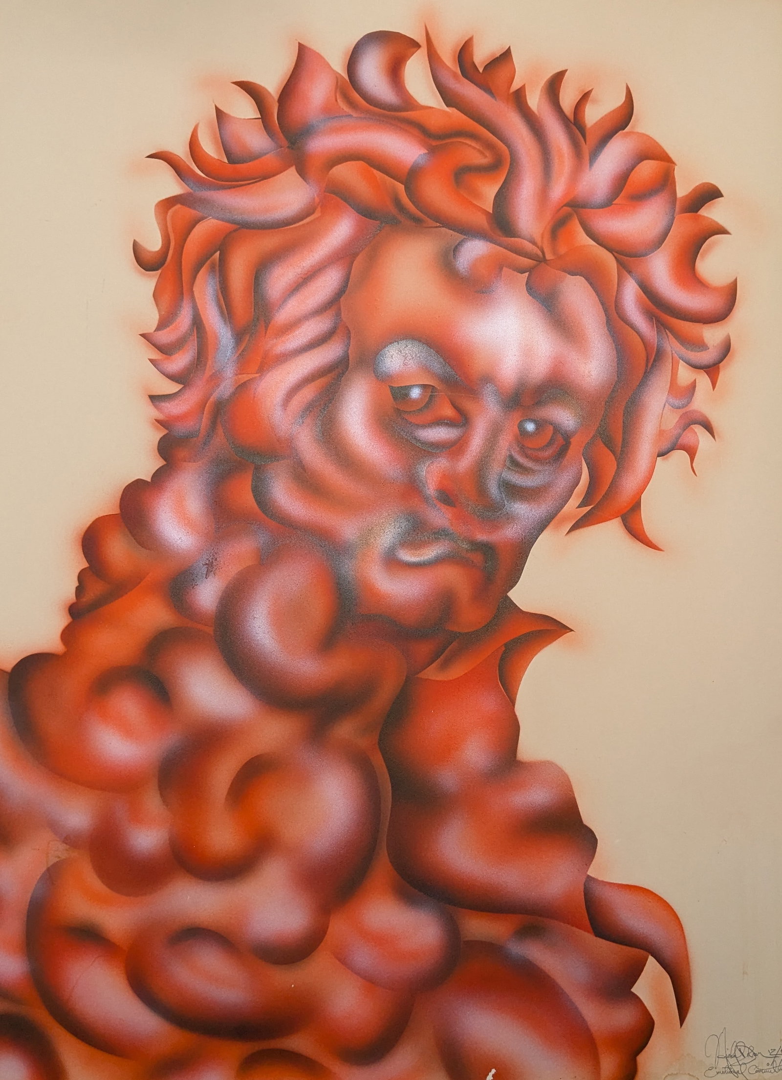 Richard Dolan, "Emotional Commitment": Richard Dolan, "Emotional Commitment", mixed media. Numbered 12/87. Unframed. In-house shipping is available for smaller items. Shipping is available for larger and other fragile items through Pac