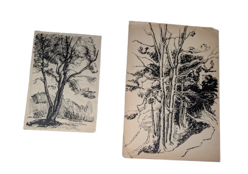 George Baer (1893-1971) American, Sketches (1 of 5)