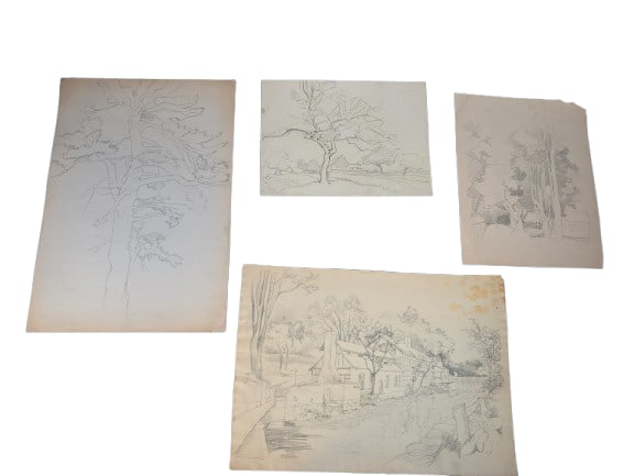 George Baer (1893-1971) American, Sketches (1 of 6)