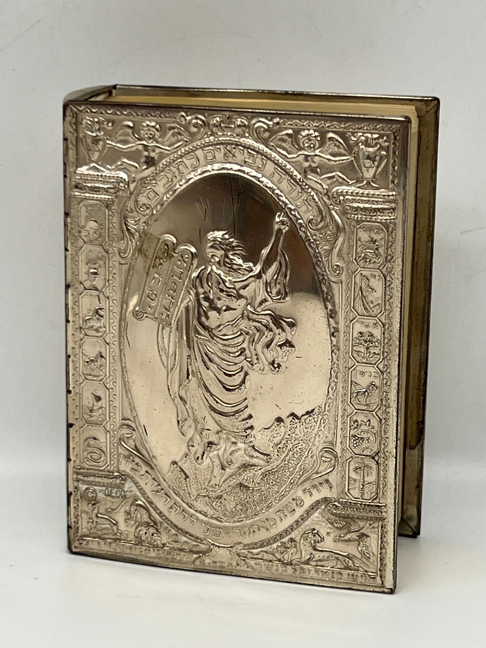 Silver Cased Antique Bible Book (1 of 8)