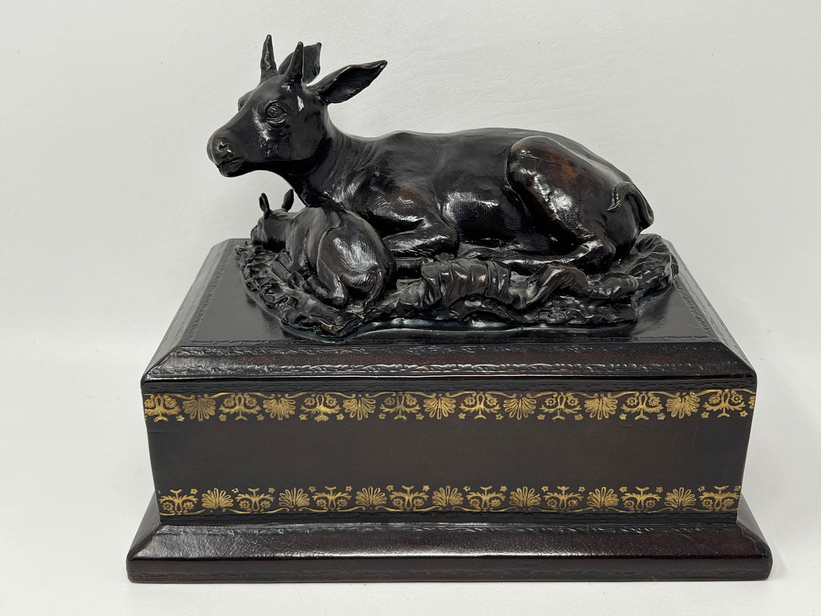 Maitland-Smith (British) Bronze And Leather Clad Sculpture (1 of 8)