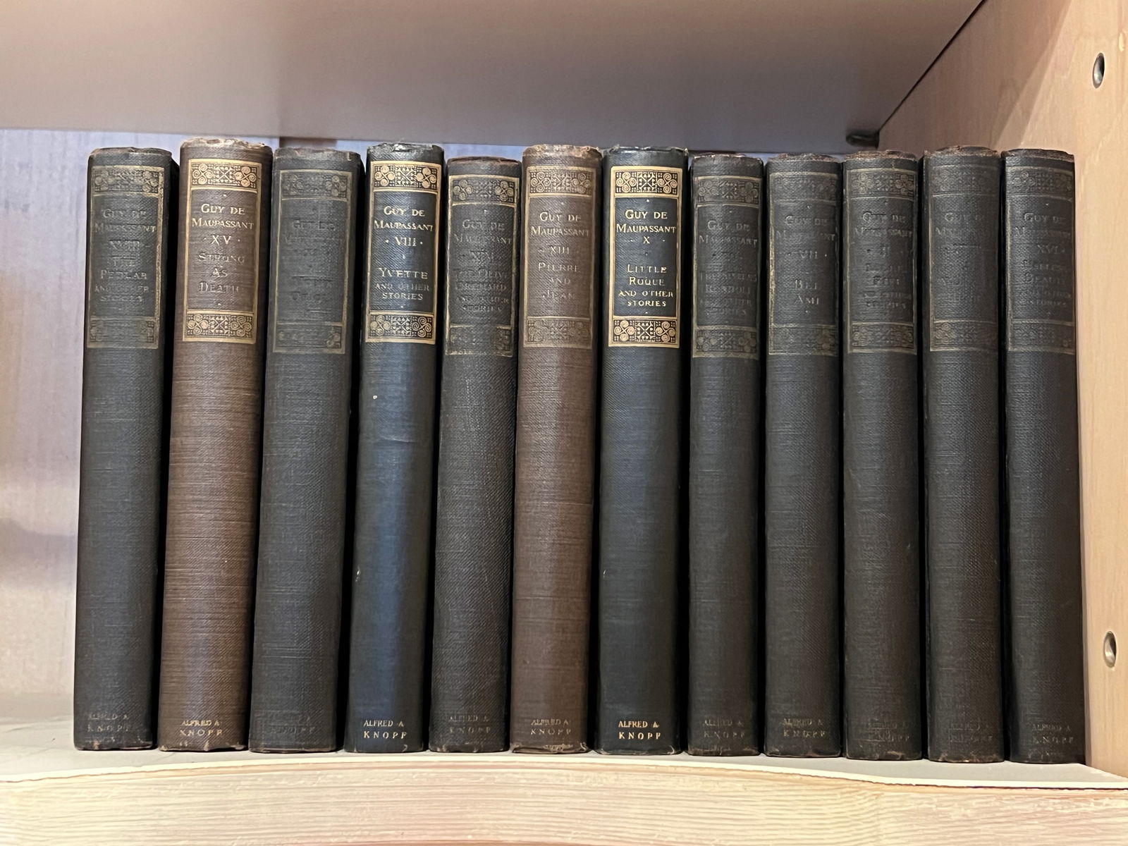 Guy de Maupassant Book Set Vintage Books (1 of 4)