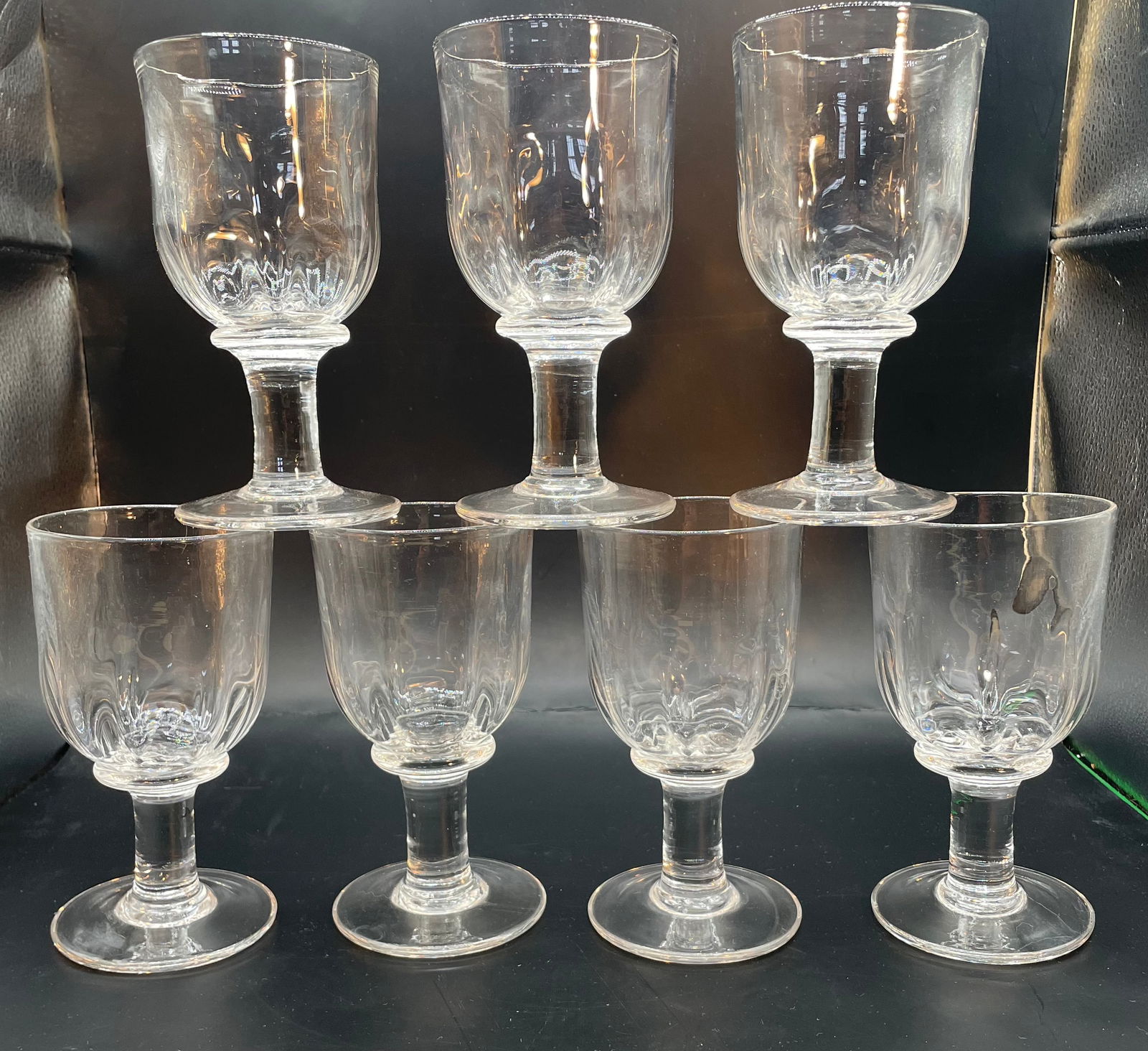 (7) Simon Pearce PEZ4 Crystal Stemware Goblets Glasses (1 of 5)
