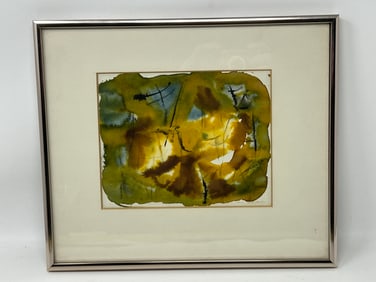 Louis Redstone Artist Signed Original Watercolor Painting