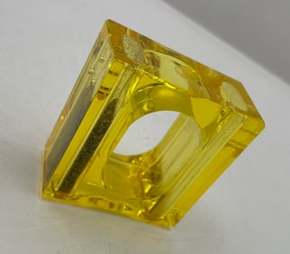 Yellow Acrylic Vintage Salt & Pepper Shaker