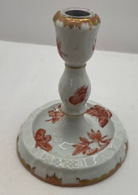Herend Hungary Porcelain Candlestick