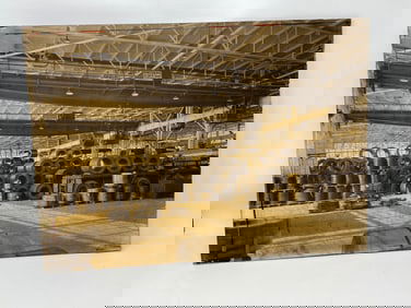 Nothern Engineering Works Detroit Antique Photo on Board