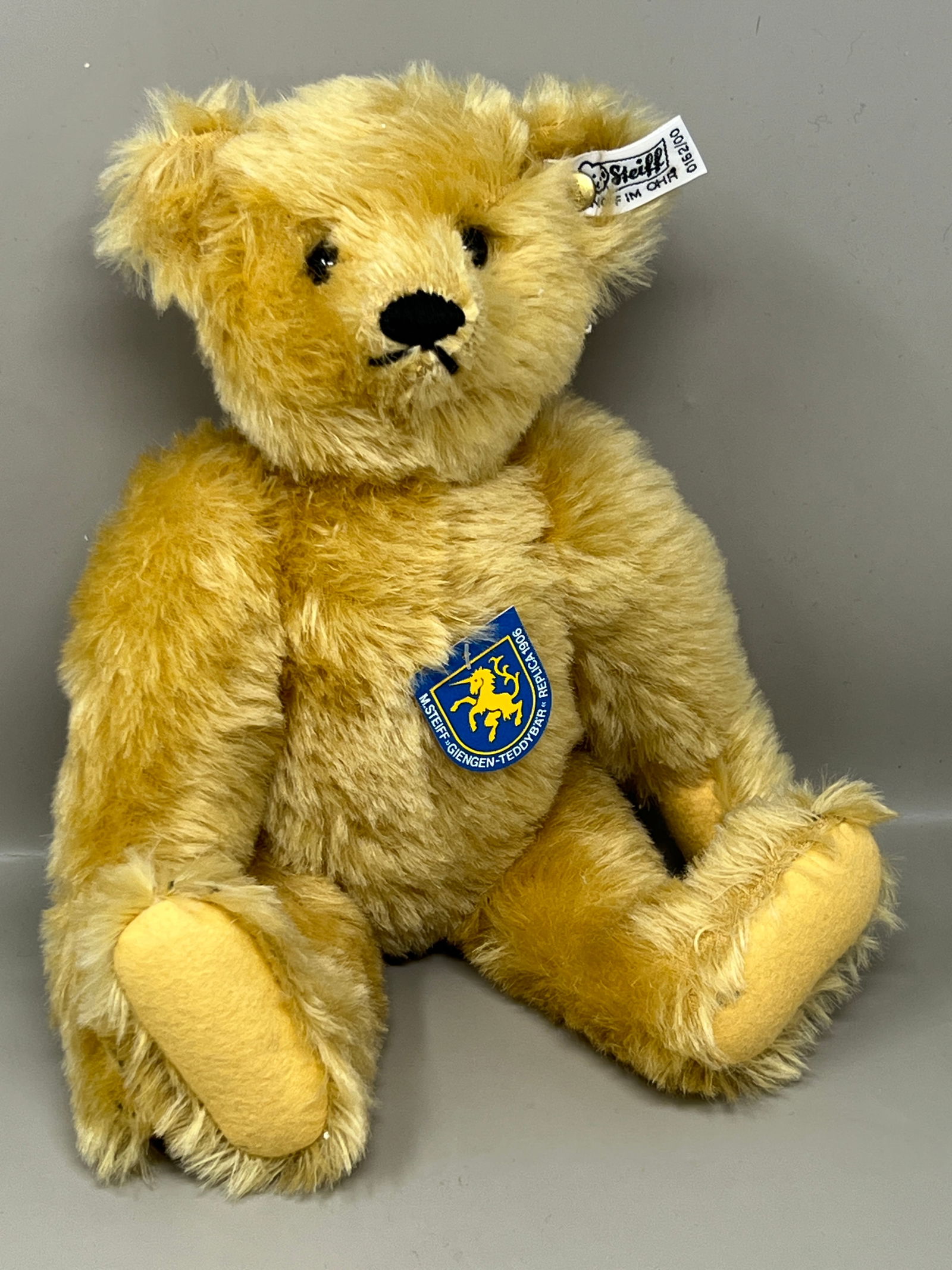 12" Steiff Giengen-Teddybar Mohair Teddy Bear Doll 0162/00 Articulated Limbs Stuffed Animal (1 of 11)
