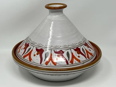 Tunisian Handmade Pottery Tajine