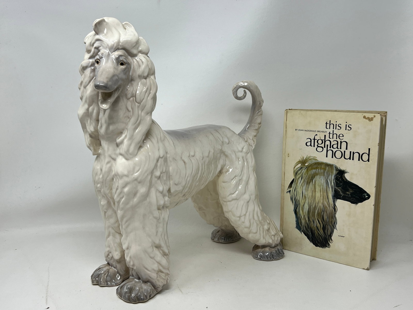 Freeman McFarlin Kay Finch Afghan Hound Figurine: Pristine and Perky, quietest dog you'll ever own