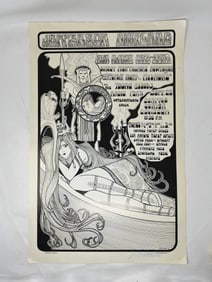 Bob Masse Signed 1999 Jefferson Airplane Concert Poster