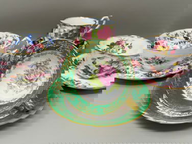 Vintage Bone China Teacups Saucers