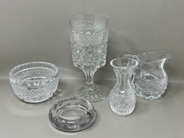 Waterford et Others Crystal Smalls, Vases, Creamers etc