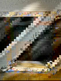 Shabby Chic Mosaic Bird Mirror