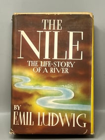 "The Nile" by Emil Ludwig Fourth Printing Hardcover Book