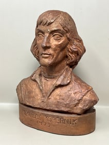 Mikolaj Kopernik Cast Plaster Bust