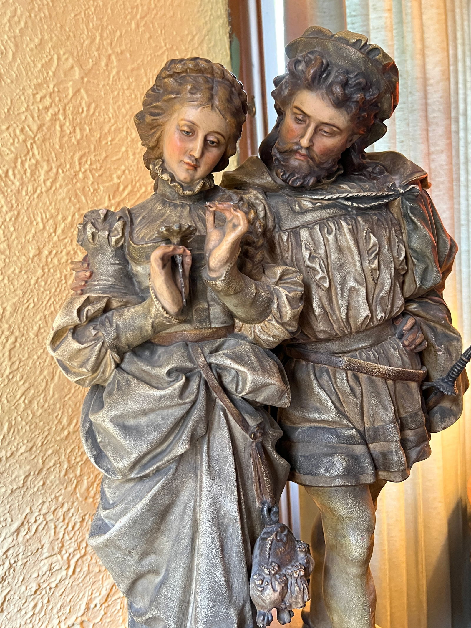 "Faust & Marguerite" C. Hennecke Large Statue (1 of 20)