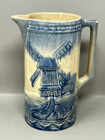 Early Roseville Pottery Windmill Pitcher