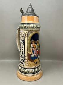 Ag Wick-Werke Large 1L German Beer Stein