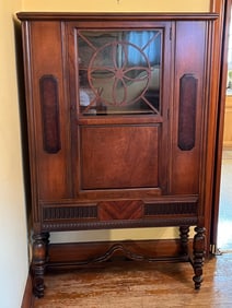 Antique China Hutch Curio Cabinet