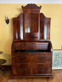 19c Tabernacle Secretaire Cabinet Desk