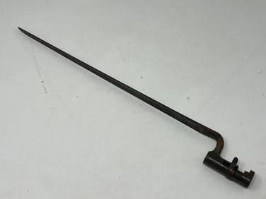 18" Antique Socket Bayonet stamped "MASS US"