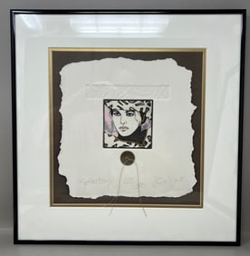 "Reflections" by Dawn Marie Framed Multimedia Art