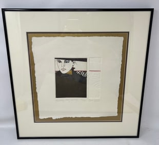 "Breaking Down Barriers" by Dawn Marie Framed Multimedia Art